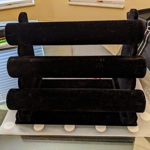 Black Velvet jewelry display